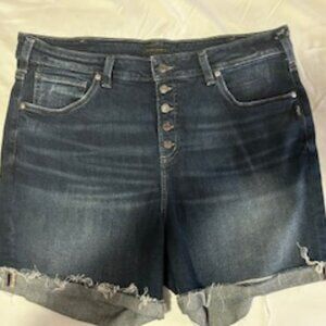 Silver Jeans Midnight Blue Denim Shorts